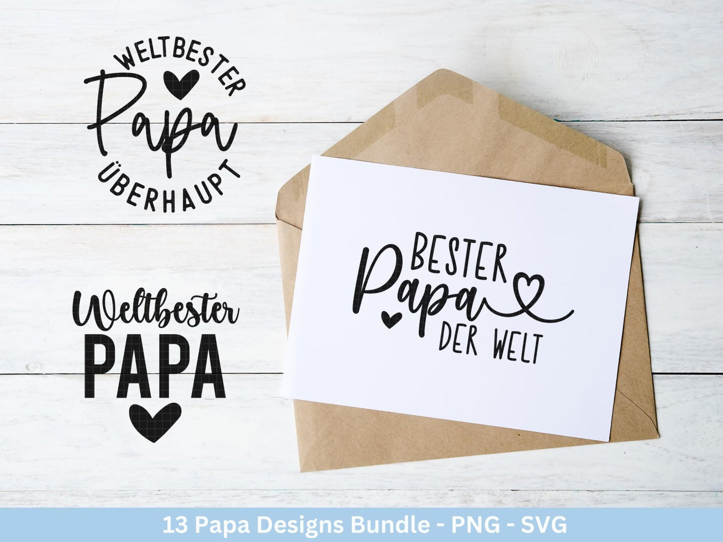 Deutsche Plotterdatei Papa - Vatertagsgeschenk - Papa svg - Deutsche Sprüche Svg - Familie Svg - Cricut svg - Laserdatei Papa - Geschenk Papa - EmidaDesign