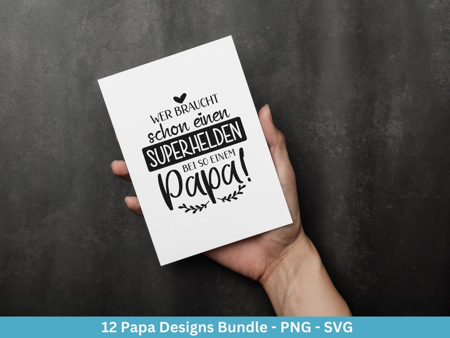 Deutsche Plotterdatei Papa - Vatertagsgeschenk - Papa svg - Deutsche Sprüche Svg - Familie Svg - Cricut svg - Laserdatei Papa - Geschenk Papa - EmidaDesign