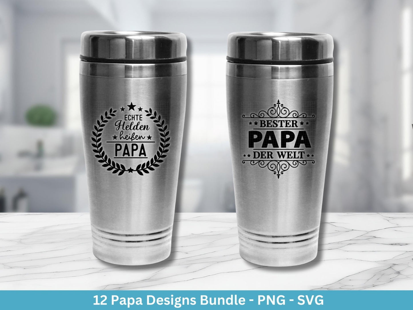 Deutsche Plotterdatei Papa - Vatertagsgeschenk - Papa svg - Deutsche Sprüche Svg - Familie Svg - Cricut svg - Laserdatei Papa - Geschenk Papa - EmidaDesign