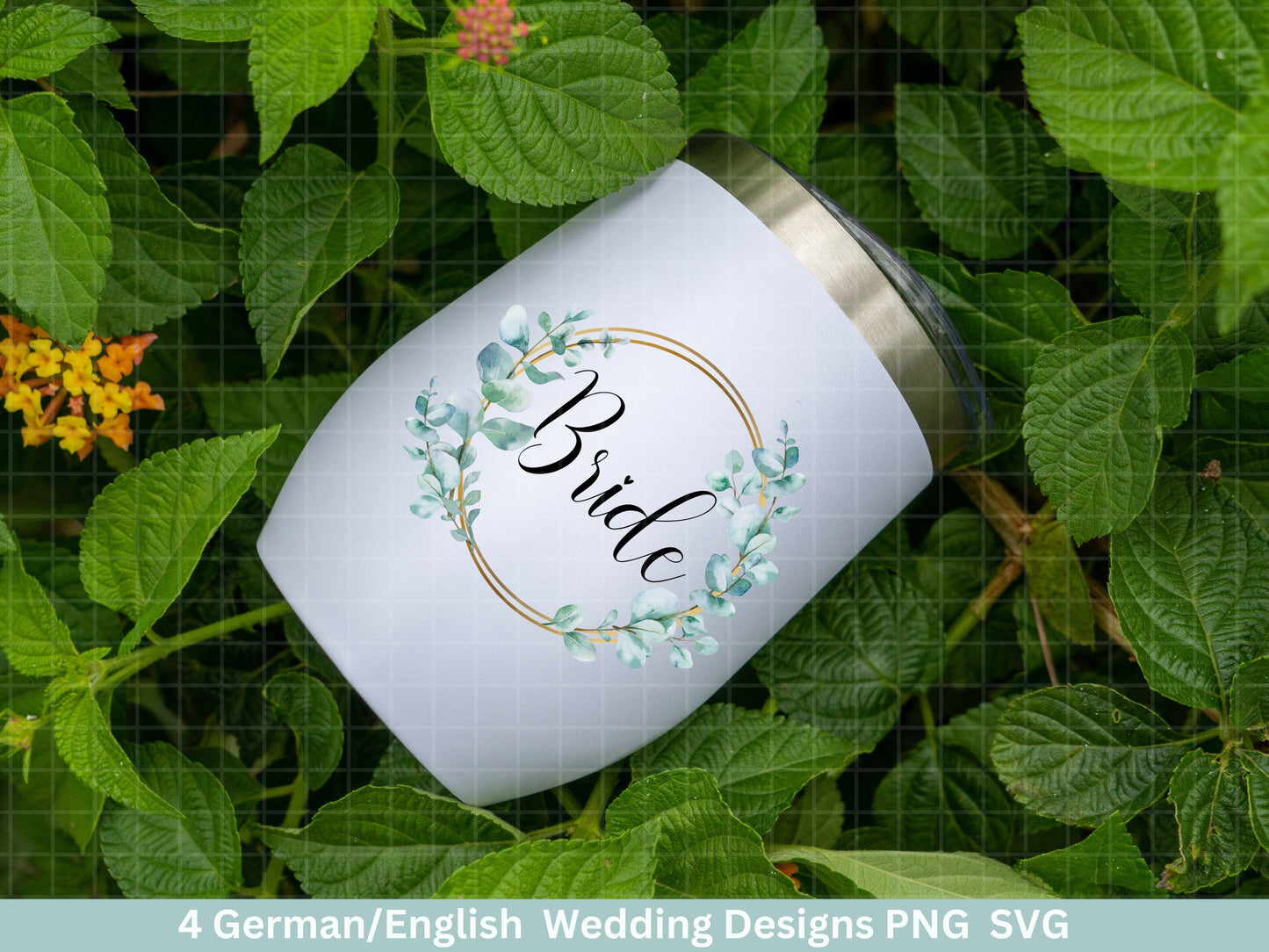 Braut Eucalyptus Kranz svg - Bride Sublimation - Brautfeier - Brautjungfer - JGA - Verlobungsfeier- Floral Braut Shirt Designs - Brautshirt