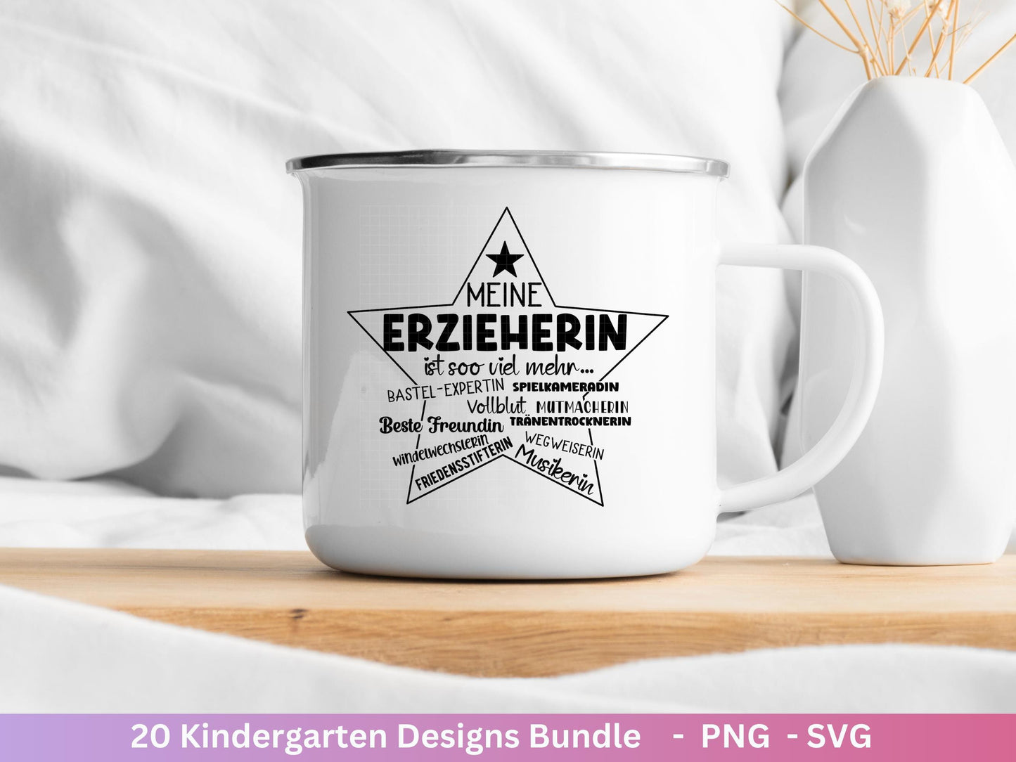 Plotterdatei Erzieherin - Erzieher Svg - Kindergarten Abschied Svg - Danke Svg - Cricut Silhouette - Erzieherin Geschenk - Deutsche Sprüche