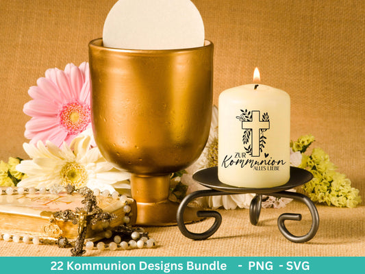 Plotterdatei Kommunion - Kommuniongeschenk - Einladung Kommunion - Laserdatei Kommunion - Kommunion Svg - Kommunion Deko - Taufe Svg Cricut