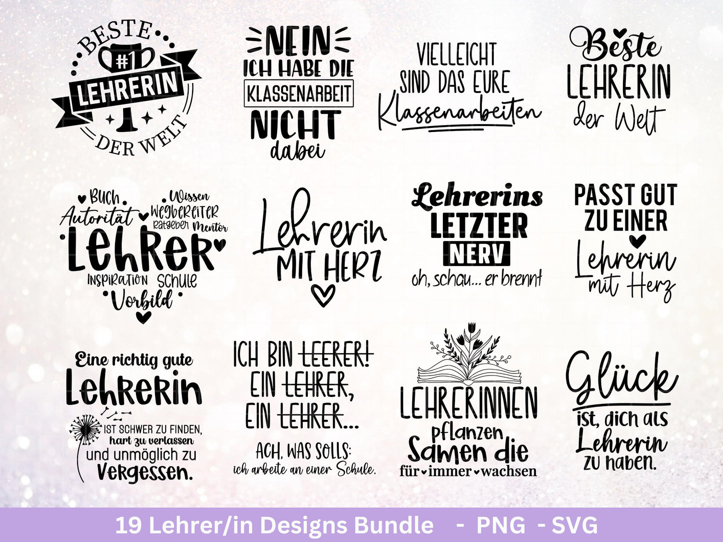 Plotterdatei Lehrerin- Lehrerin Svg – Geschenk Lehrer – Herz Svg – Lehrerin Herz – Deutsche Sprüche Svg – Geschenk Lehrerin – Laserdatei Svg