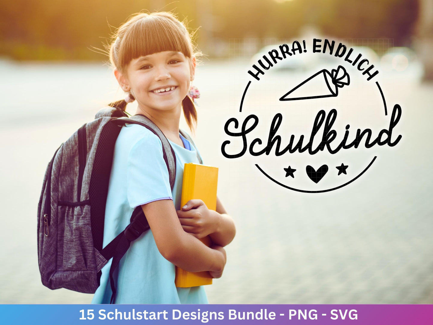 Deutsche Plotterdatei Einschulung svg png - Schulstart svg - Schulanfang Sprüche - Cricut Silhouette - Einschulung Geschenk Schulanfang png