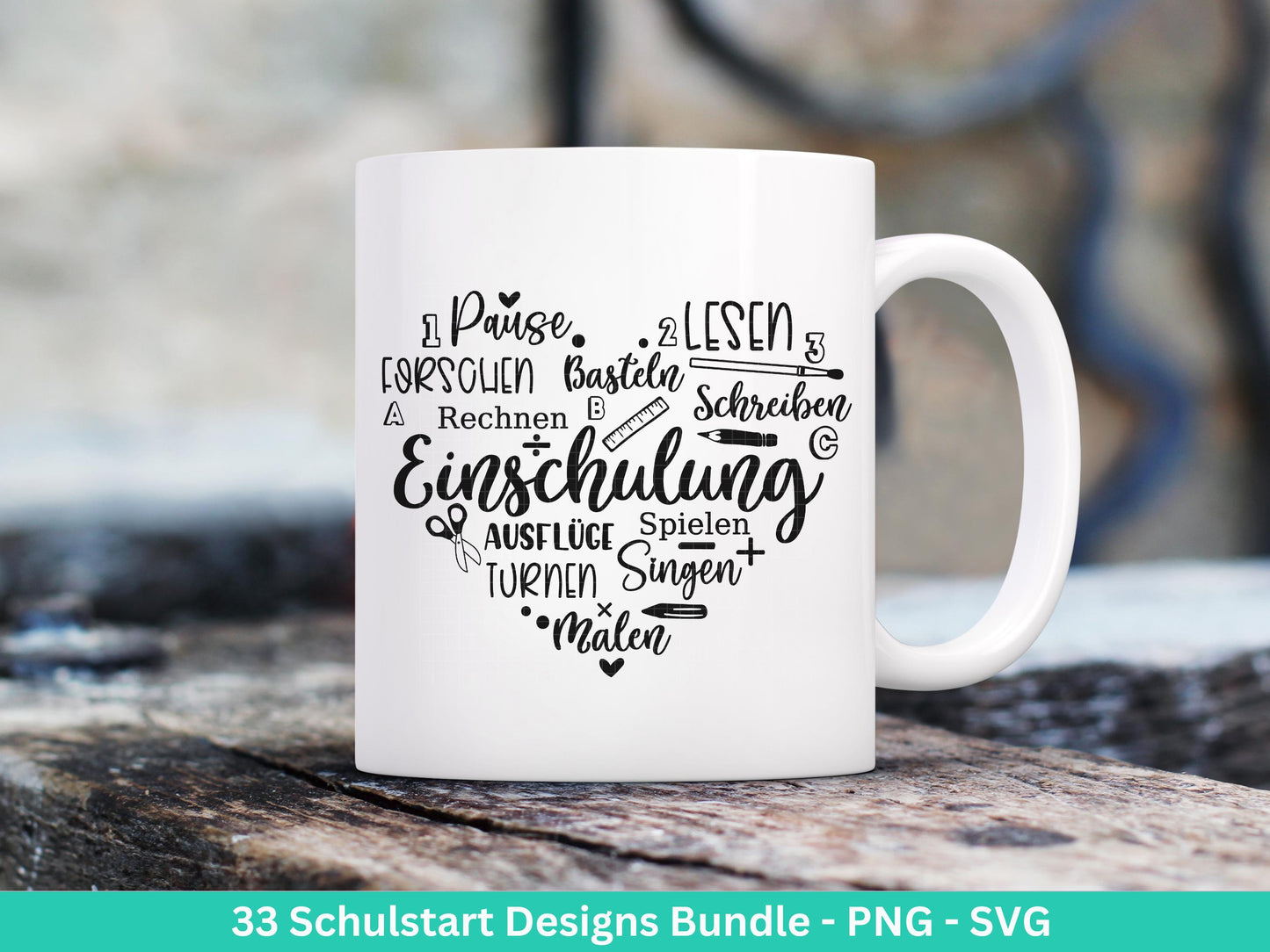 Deutsche Plotterdatei Einschulung svg png - Schulstart svg - Schulanfang Sprüche - Cricut Silhouette - Einschulung Geschenk Schulanfang png