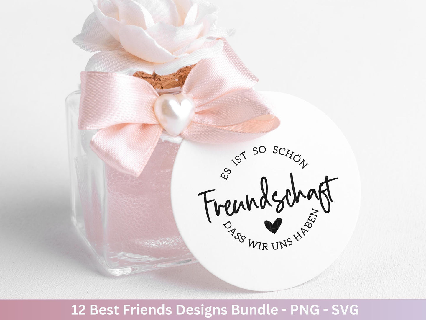 Deutsche Plotterdatei Beste Freundin- Geschenk Freundin - Laserdatei - Schwester Svg - Freundschaftssprüche - Freundschaft Svg - Cricut Svg
