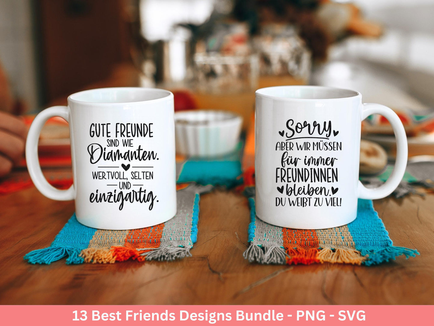 Deutsche Plotterdatei Beste Freundin - Geschenk Freundin - Laserdatei - Schwester Svg - Freundschaftssprüche - Freundschaft Svg - Cricut Svg