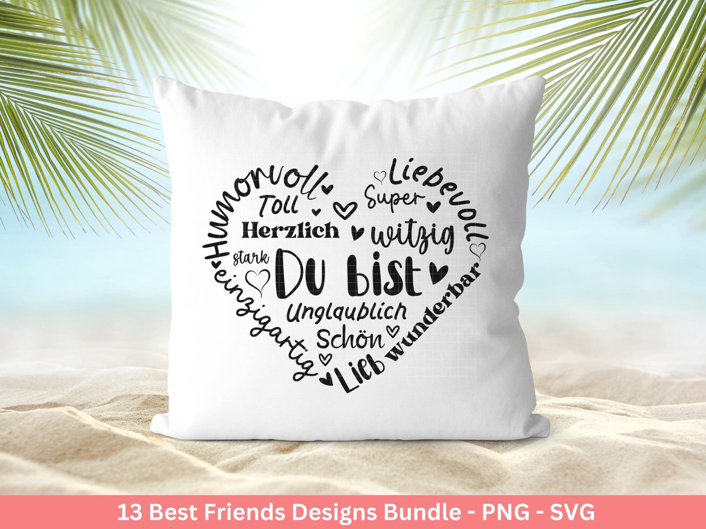 Deutsche Plotterdatei Beste Freundin - Geschenk Freundin - Laserdatei - Schwester Svg - Freundschaftssprüche - Freundschaft Svg - Cricut Svg