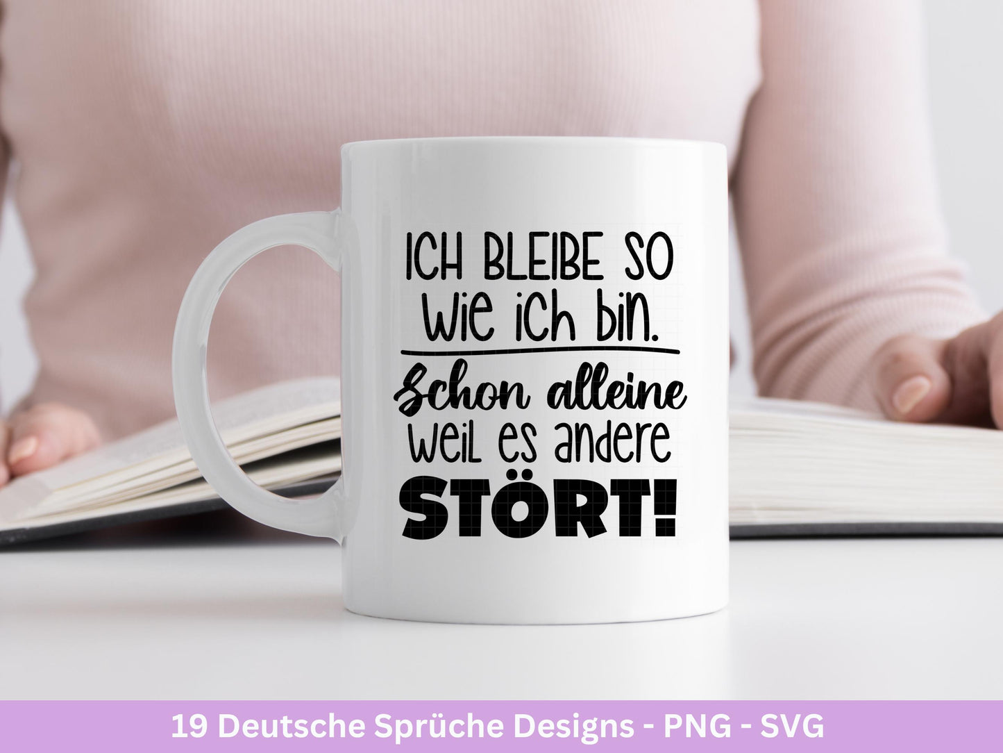 Deutsche Sprüche Plotterdatei - Sprüche für Beutel - Jutetasche plotten svg - Cricut Svg - Busenfreundin Svg - Geschenk - Tassensprüche Svg