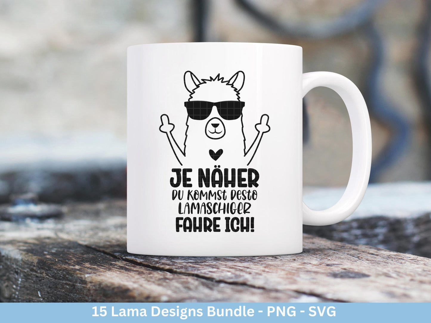 Plotterdatei Lama - No Drama Lama SVG - Lama SVG - Lächle Du kannst die nicht alle anspucken - Laserdatei Lama - Lustiges Lama SVG - Cricut