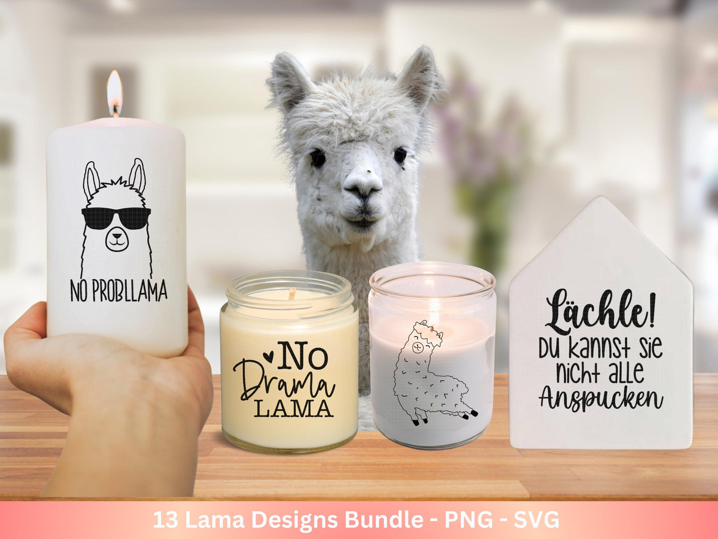 Plotterdatei Lama - No Drama Lama SVG - Lama SVG - Lächle Du kannst die nicht alle anspucken - Laserdatei Lama - Lustiges Lama SVG - Cricut