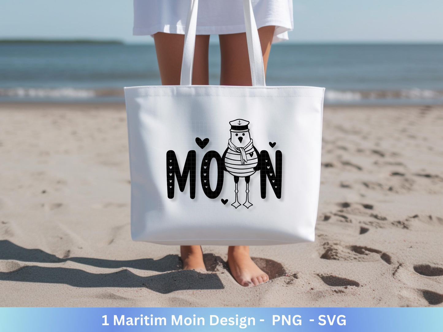 Deutsche Moin Plotterdatei - Maritim svg - Nautical Clipart - Möwen svg - Wilkommen im Norden svg - Cricut SVG - Laserdatei Möwe - Moin SVG
