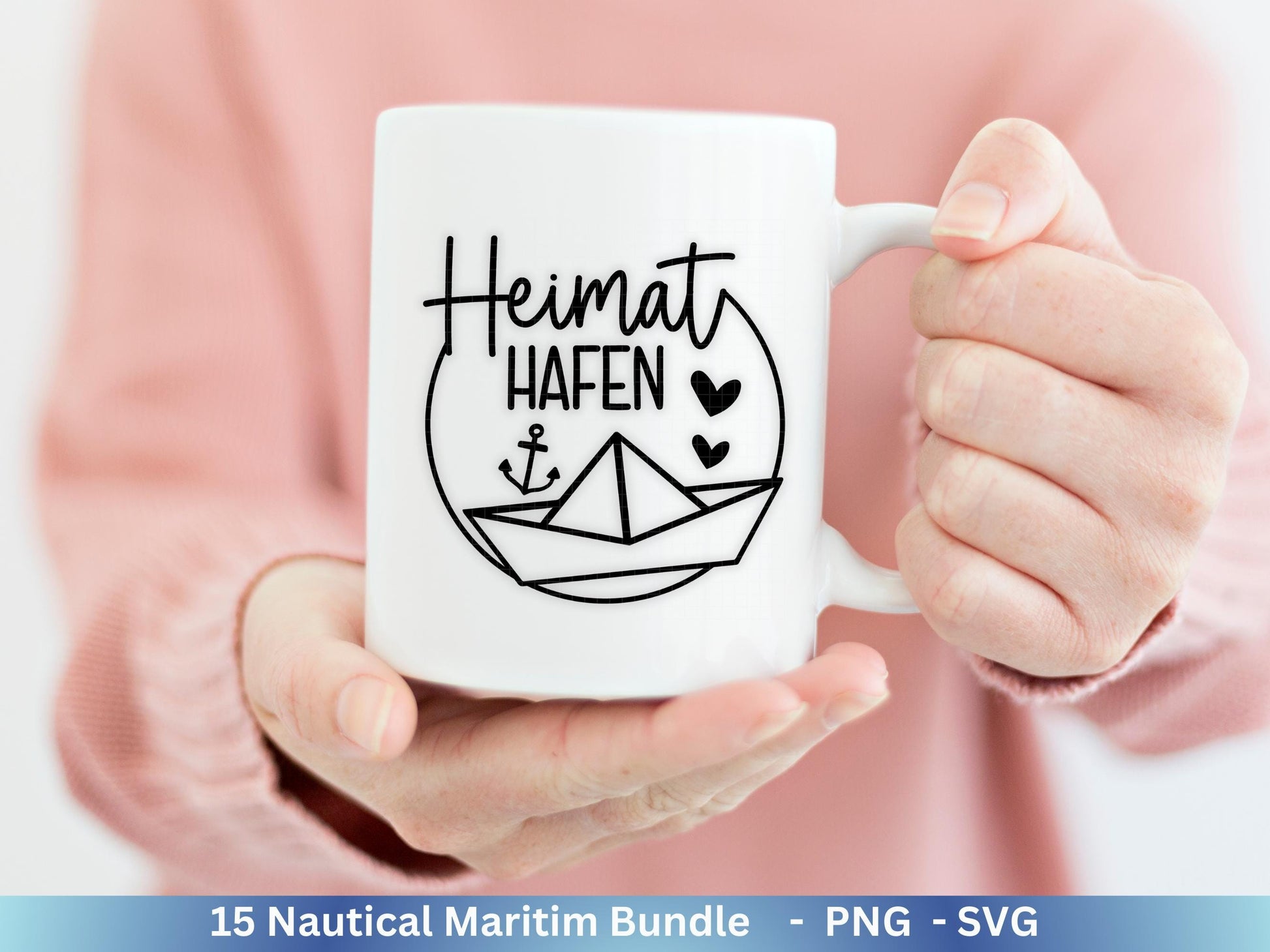 Plotterdatei Maritim - Moin Svg - Maritim Svg - Maritim Clipart - Leuchtturm Svg - Möwen Svg - Wilkommen im Norden svg - Laserdatei Home