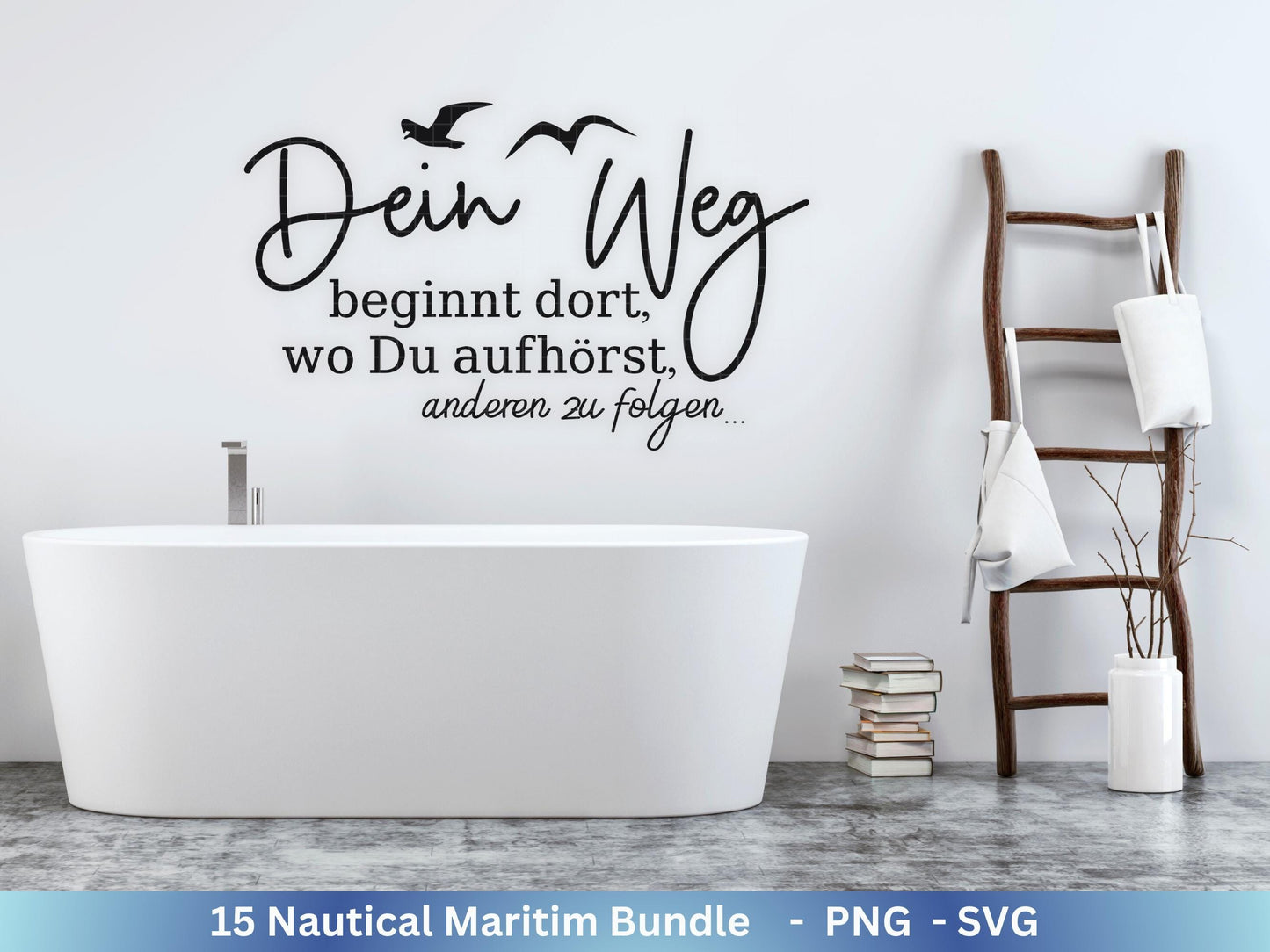 Plotterdatei Maritim - Moin Svg - Maritim Svg - Maritim Clipart - Leuchtturm Svg - Möwen Svg - Wilkommen im Norden svg - Laserdatei Home