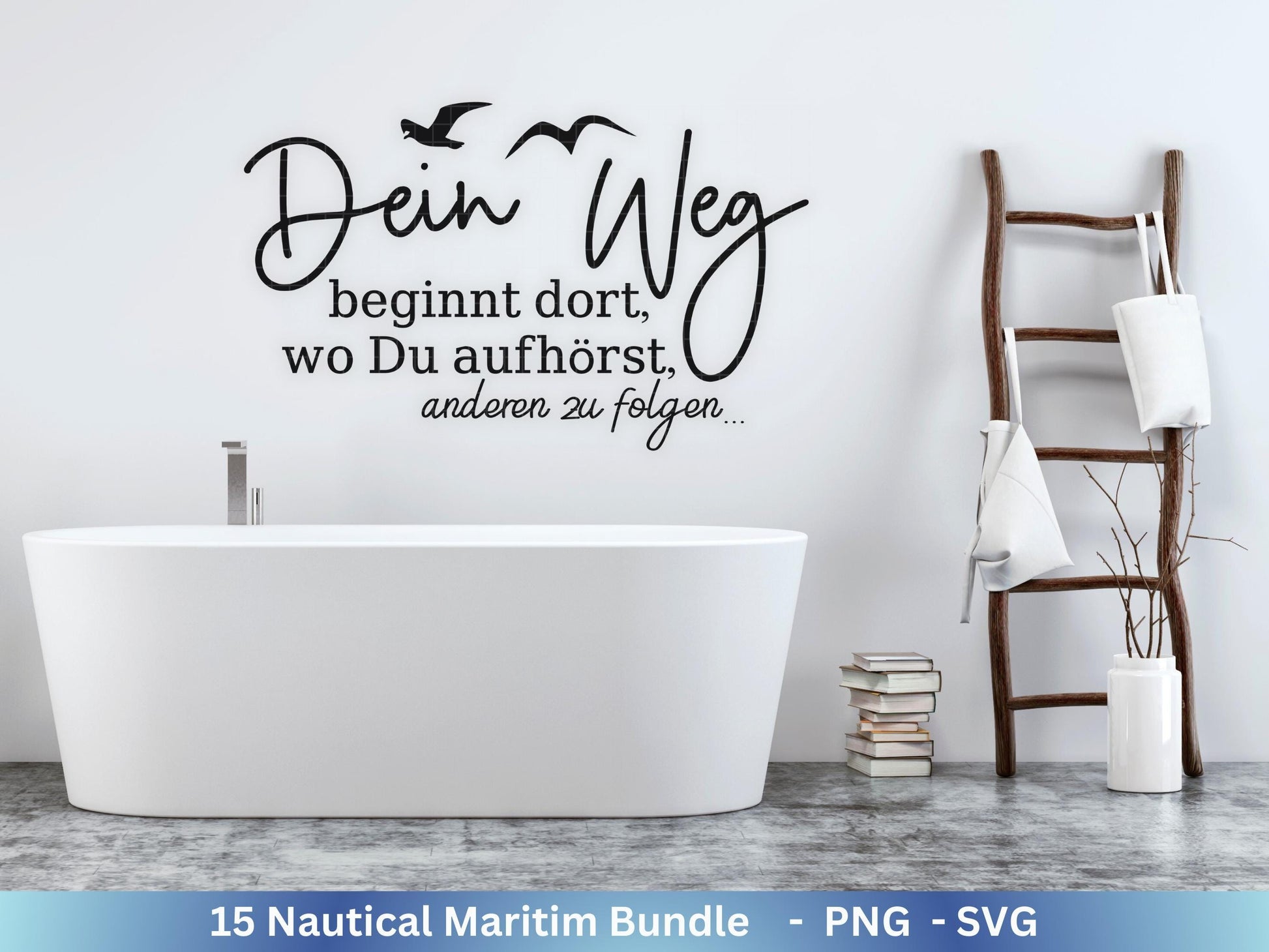 Plotterdatei Maritim - Moin Svg - Maritim Svg - Maritim Clipart - Leuchtturm Svg - Möwen Svg - Wilkommen im Norden svg - Laserdatei Home