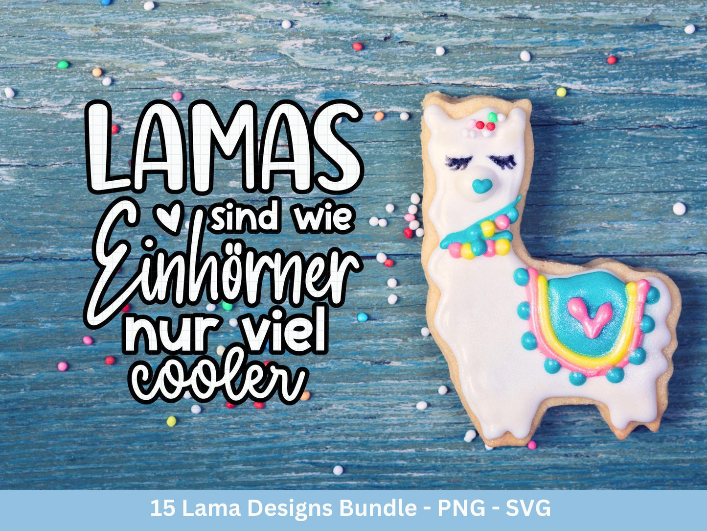 Plotterdatei Lama - No Drama Lama SVG - Lama SVG - Lächle Du kannst die nicht alle anspucken - Laserdatei Lama - Lustiges Lama SVG - Cricut