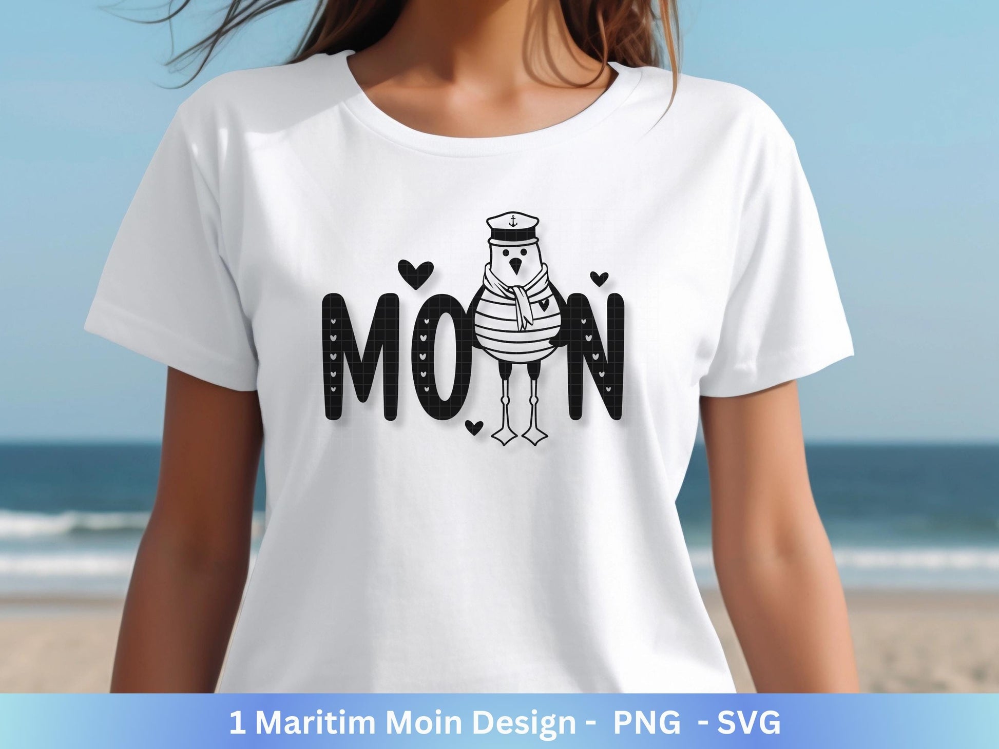 Deutsche Moin Plotterdatei - Maritim svg - Nautical Clipart - Möwen svg - Wilkommen im Norden svg - Cricut SVG - Laserdatei Möwe - Moin SVG