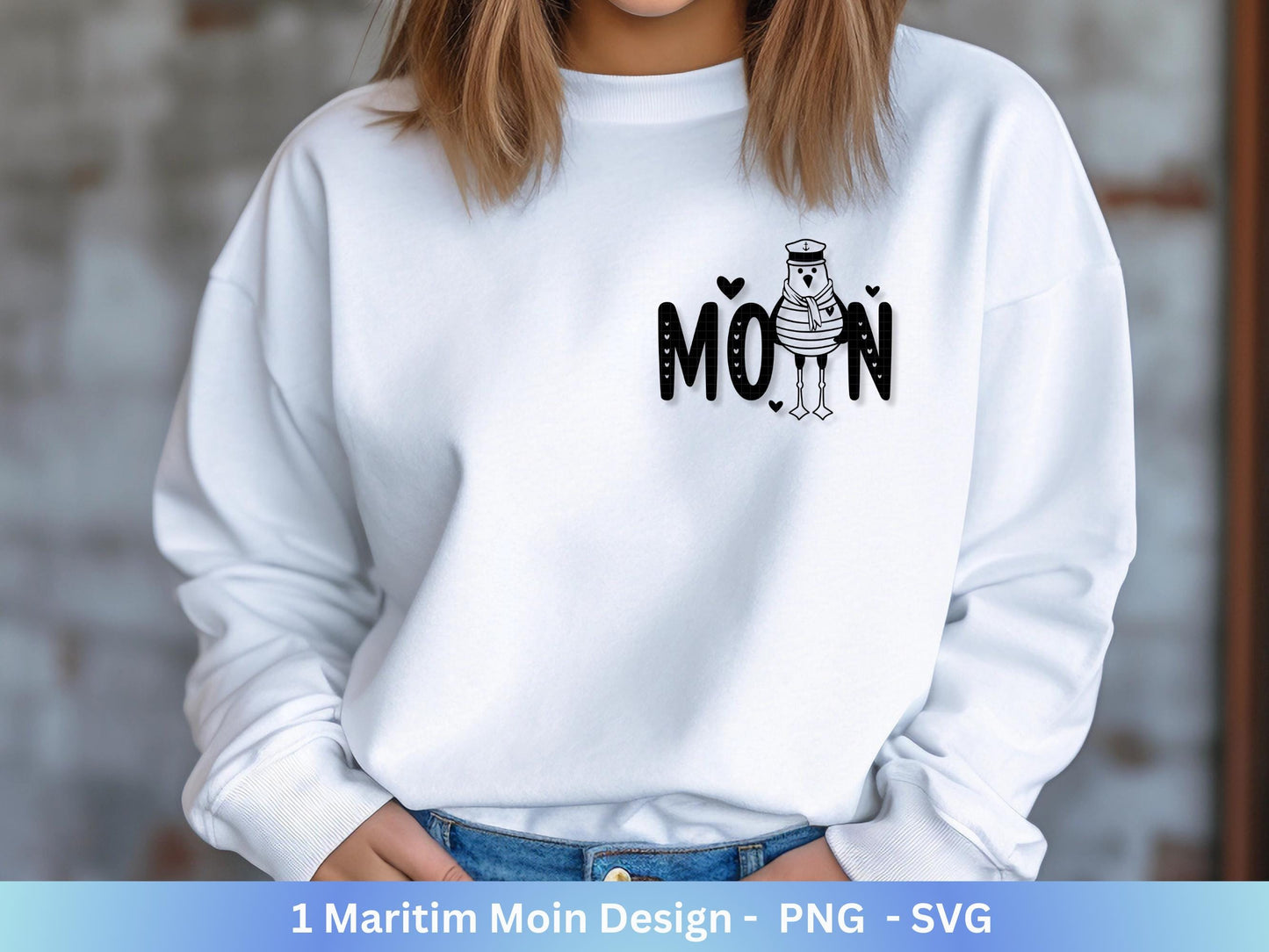 Deutsche Moin Plotterdatei - Maritim svg - Nautical Clipart - Möwen svg - Wilkommen im Norden svg - Cricut SVG - Laserdatei Möwe - Moin SVG