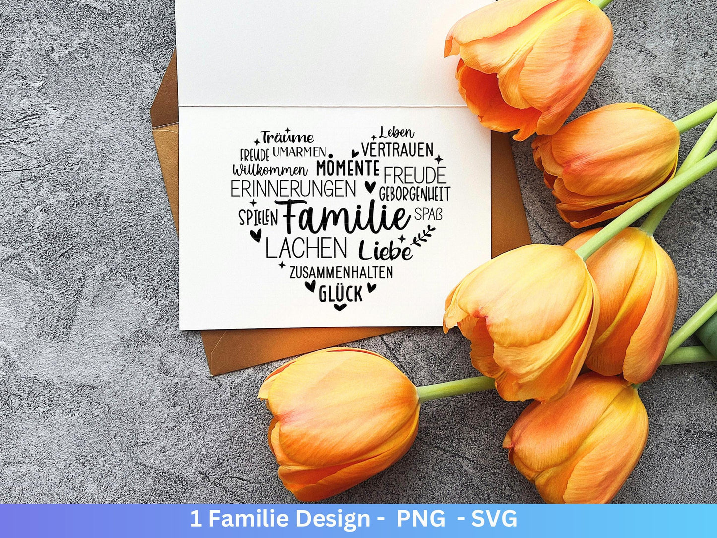Plotterdatei Familie- Plotterdatei Herz svg - Familie svg - Deutsche Sprüche svg - Plotterdatei Geschenk- Cricut - Herz Svg - Vatertag Svg
