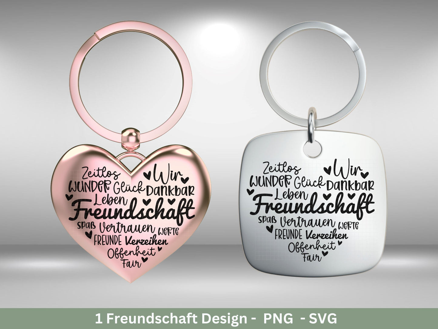 Deutsche Plotterdatei Herz Freundschaft- Plotterdatei Beste Freunde Svg - Herz Svg - Deutsche Sprüche Svg - Freundin Svg - Laserdatei Svg