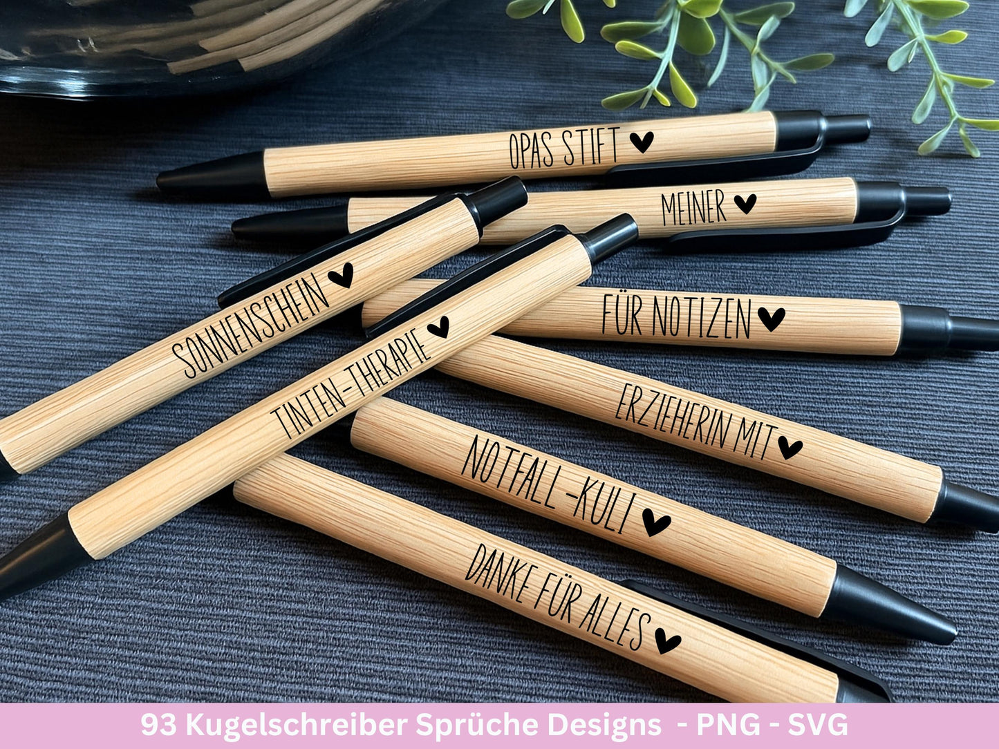 Lasergravur Kugelschreiber - Kugelschreiber Sprüche - Laserdatei Sprüche Kugelschreiber - Plotterdatei Sprüche - Kugelschreiber Gravur Svg