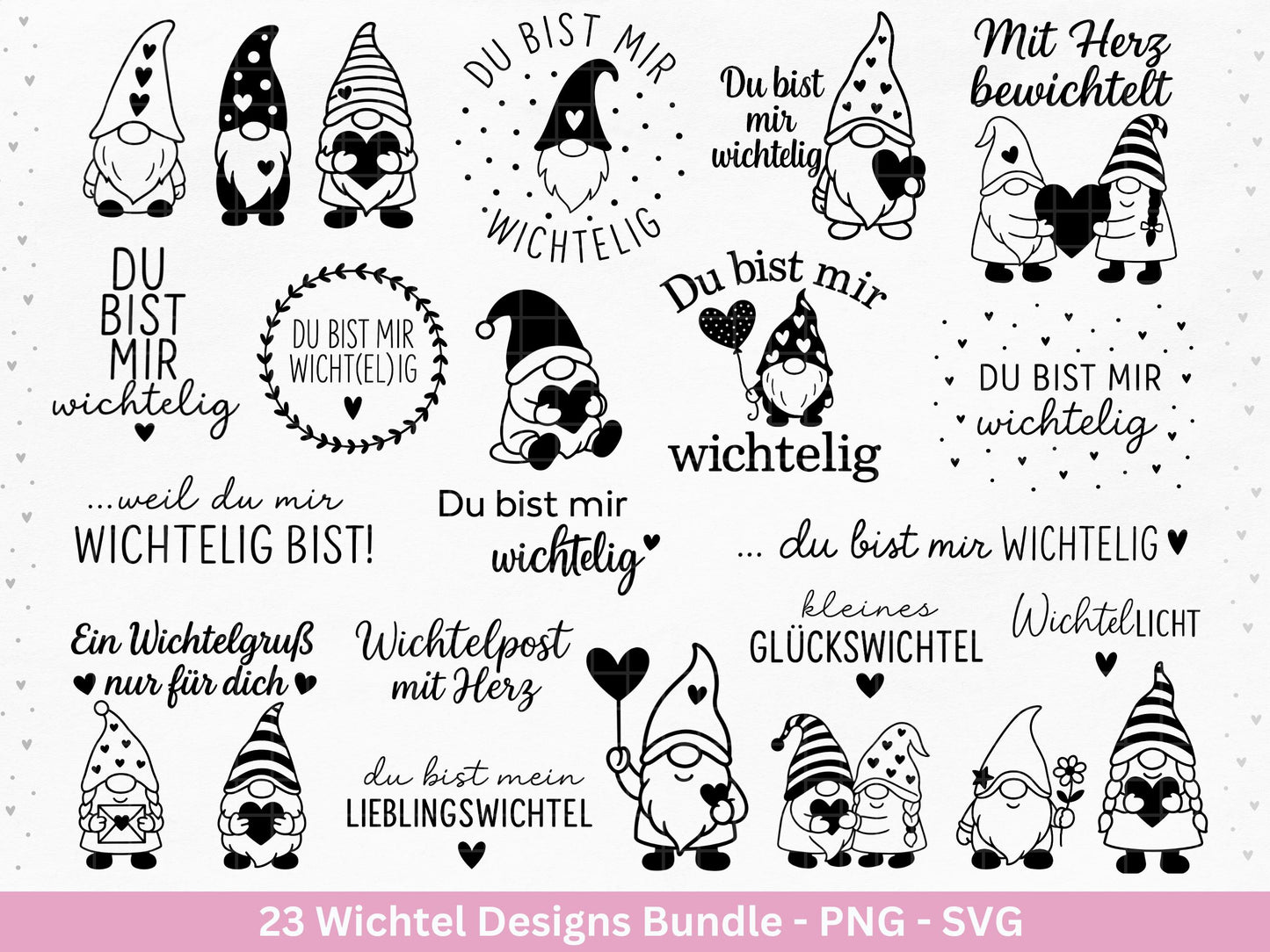 Plotterdatei Wichtel - Du bist mir Wichtelig - Laserdatei Wichtel - Wichtelgeschenk - Geldgeschenk - Wichtel Svg - Weihnachten Svg - Cricut
