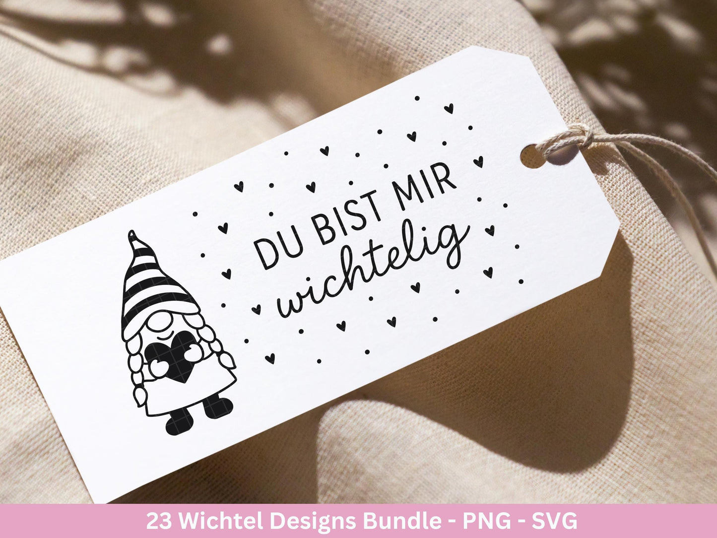Plotterdatei Wichtel - Du bist mir Wichtelig - Laserdatei Wichtel - Wichtelgeschenk - Geldgeschenk - Wichtel Svg - Weihnachten Svg - Cricut