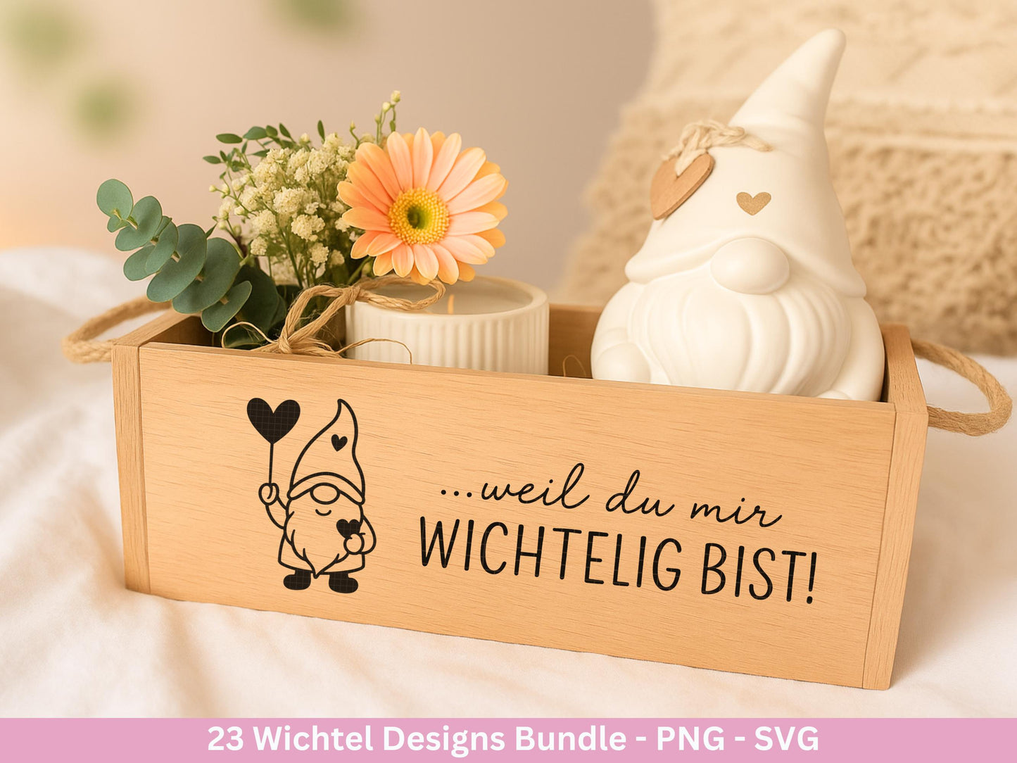 Plotterdatei Wichtel - Du bist mir Wichtelig - Laserdatei Wichtel - Wichtelgeschenk - Geldgeschenk - Wichtel Svg - Weihnachten Svg - Cricut