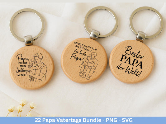 Deutsche Plotterdatei Papa- Vatertagsgeschenk - Papa svg - Deutsche Sprüche Svg - Familie Svg - Cricut svg - Laserdatei Papa - Geschenk Papa