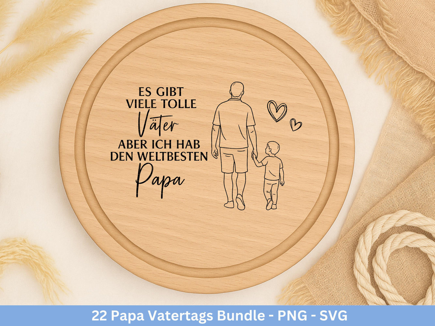 Deutsche Plotterdatei Papa- Vatertagsgeschenk - Papa svg - Deutsche Sprüche Svg - Familie Svg - Cricut svg - Laserdatei Papa - Geschenk Papa