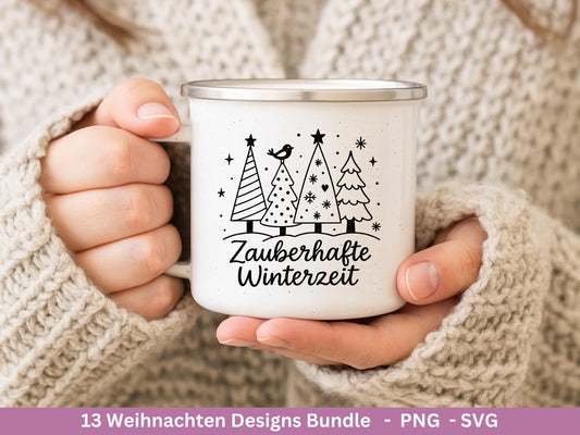 Weihnachten Plotterdatei Svg-Bundle, Weihnachtshäuser, Weihnachten Svg , Weihnachten Laser Svg , Deutsche Svg - Cricut Svg - Weihnachtsdeko