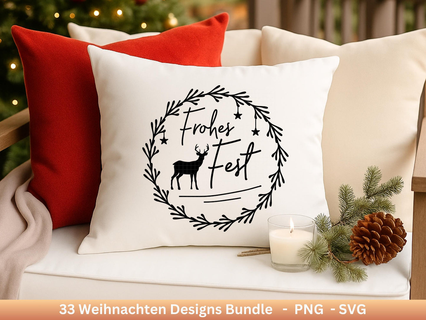 Plotterdatei Weihnachten - Frohe Weihnachten svg- Weihnachten deutsch - Silhouette Cricut - Weihnachtshäuser svg - Weihnachtsdeko Geschenk