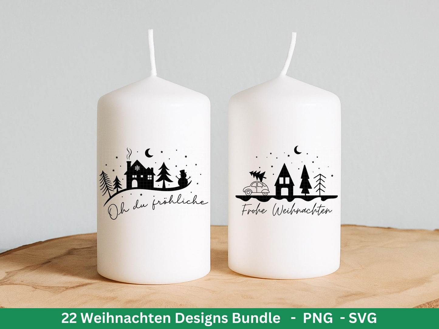 Plotterdatei Weihnachten Svg , Weihnachtshäuser Svg - Weihnachten Laserdatei - Home Svg - Cricut Svg - Weihnachten deutsch - Weihnachtsdeko