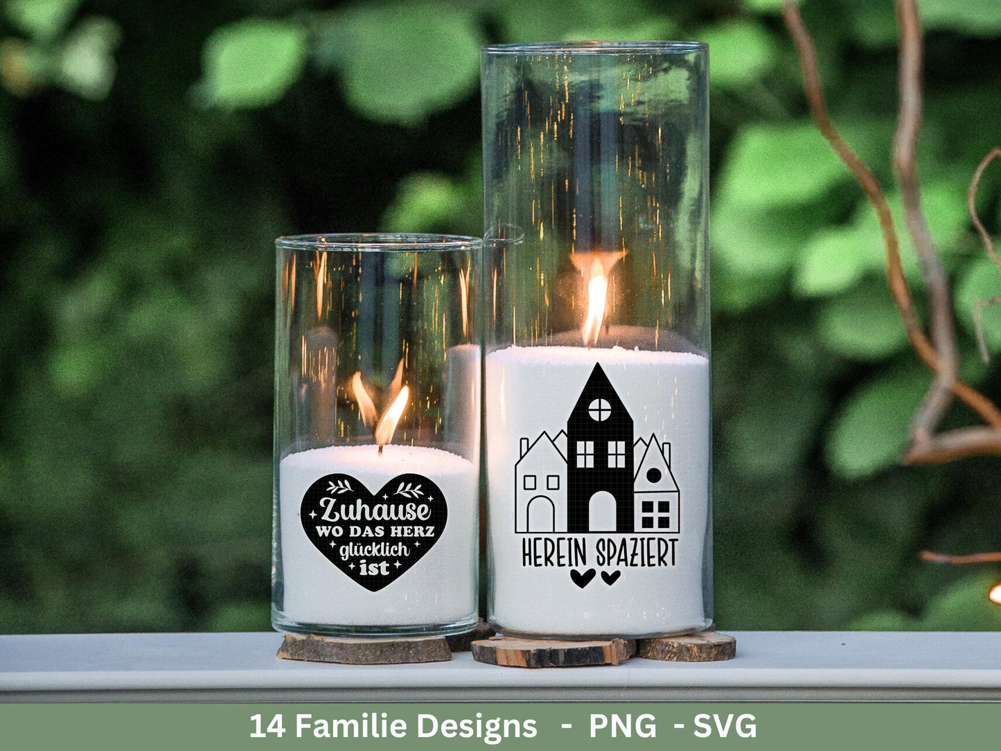 Plotterdatei Familie- Plotterdatei Herz svg - Familie svg - Deutsche Sprüche - Plotterdatei Home - Laserdatei Willkommen - Geschenk Familie