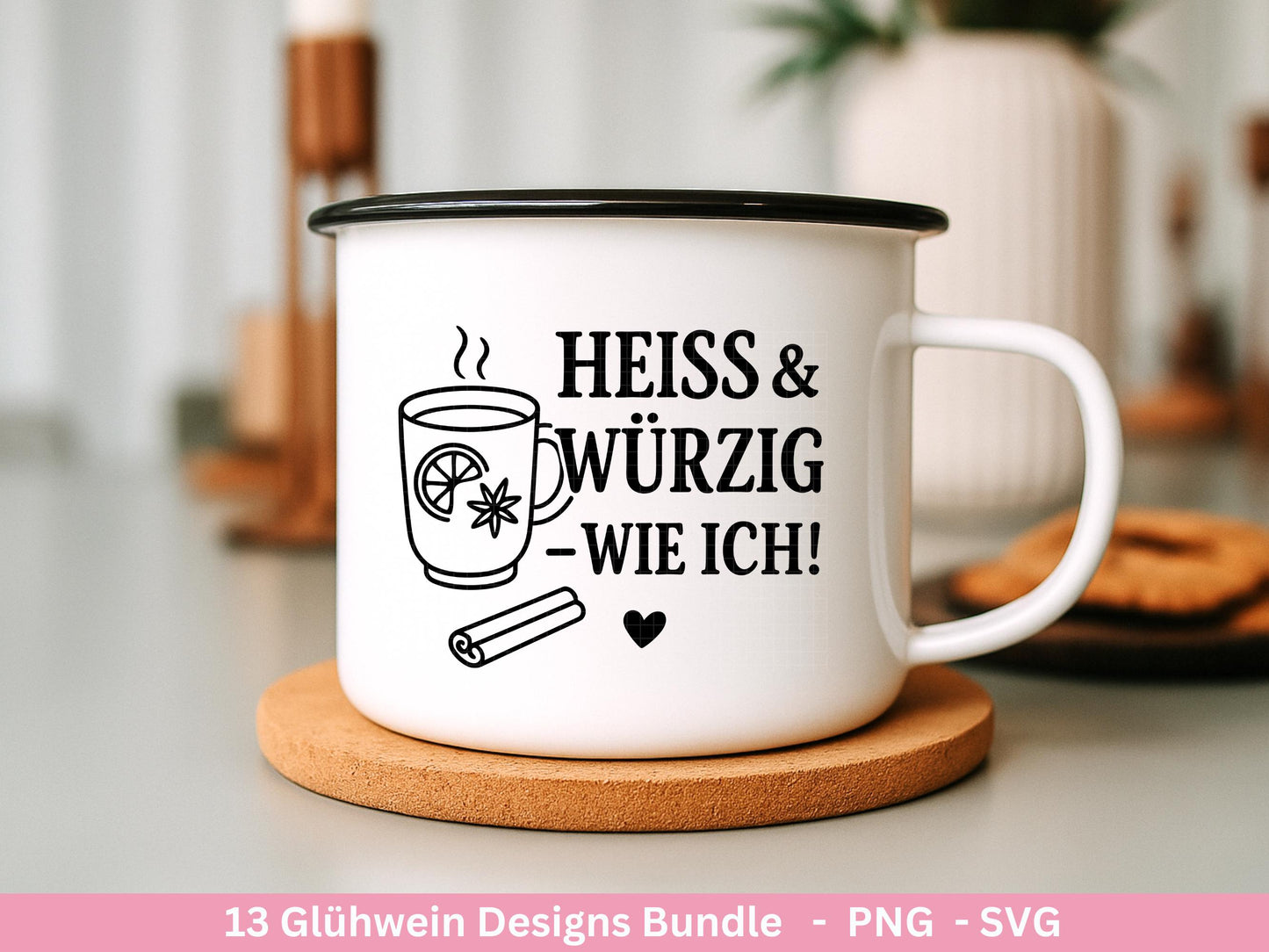 Plotterdatei Glühwein - Glühwein Svg Tassen Sprüche - Wein Svg - Plotterdatei Weihnachten - Laserdatei Glühwein - Cricut Weihnachtsmarkt svg