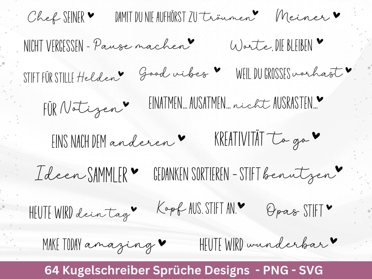 Lasergravur Kugelschreiber - Kugelschreibsprüche Svg - Laserdatei Sprüche Kugelschreiber - Geburtstag Svg - Kugelschreiber Gravur - Geschenk