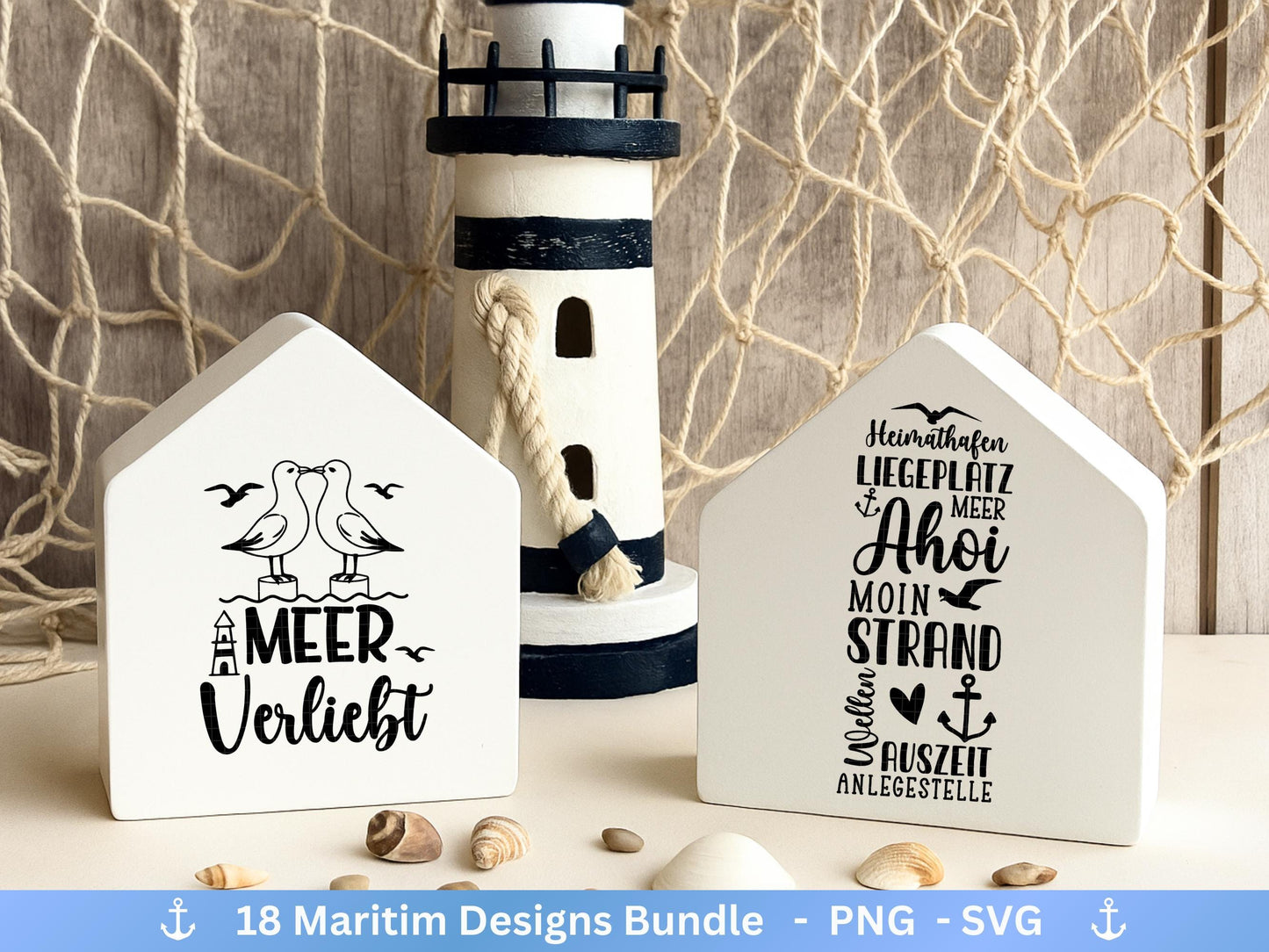 Plotterdatei Maritim - Moin Svg - Maritim svg - Meer Plotterdatei- Deutsche Plotterdatei Sprüche - Möwen svg - Wilkommen im Norden - Cricut