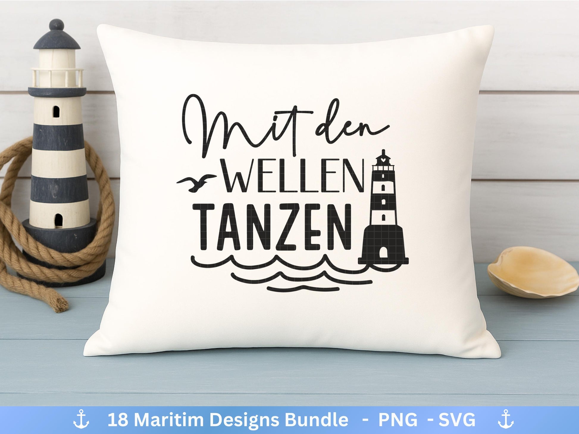 Plotterdatei Maritim - Moin Svg - Maritim svg - Meer Plotterdatei- Deutsche Plotterdatei Sprüche - Möwen svg - Wilkommen im Norden - Cricut