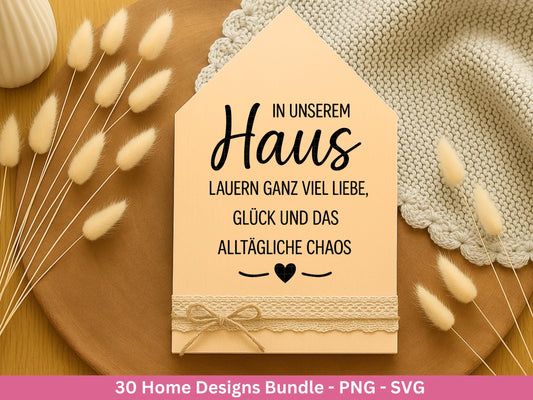 Plotterdatei Home svg - Zuhause Schriftzug Sprüche svg - Sprüche Plotterdatei - Cricut Silhouette - Plotterdatei - Laserdatei Geschenk