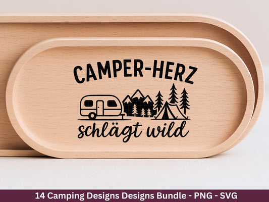 Deutsche Plotterdatei Camping Svg Wohnwagen Svg , Plotterdatei Camper, Camping Sprüche , Svg Datei Camping Wohnmobil , Laserdatei Camping