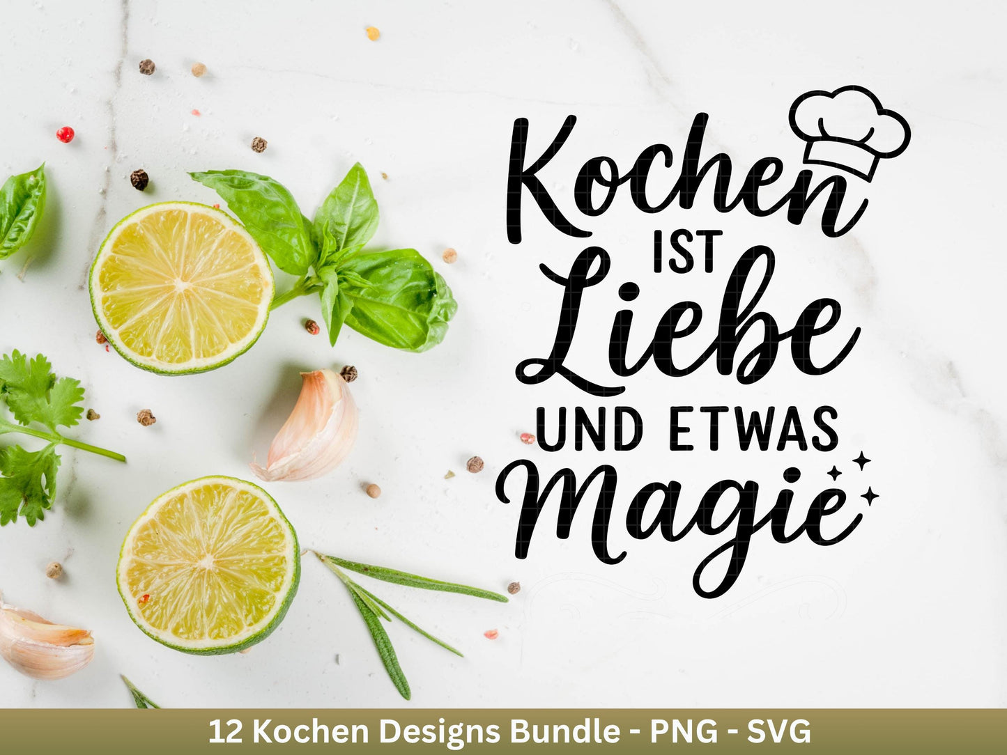 Plotterdatei Kochen SVG – Deutsche Küchensprüche – Küche Laserdatei – Chefkoch SVG – Geschenkidee Holzbrett – Weihnachten Deko – Cricut Svg
