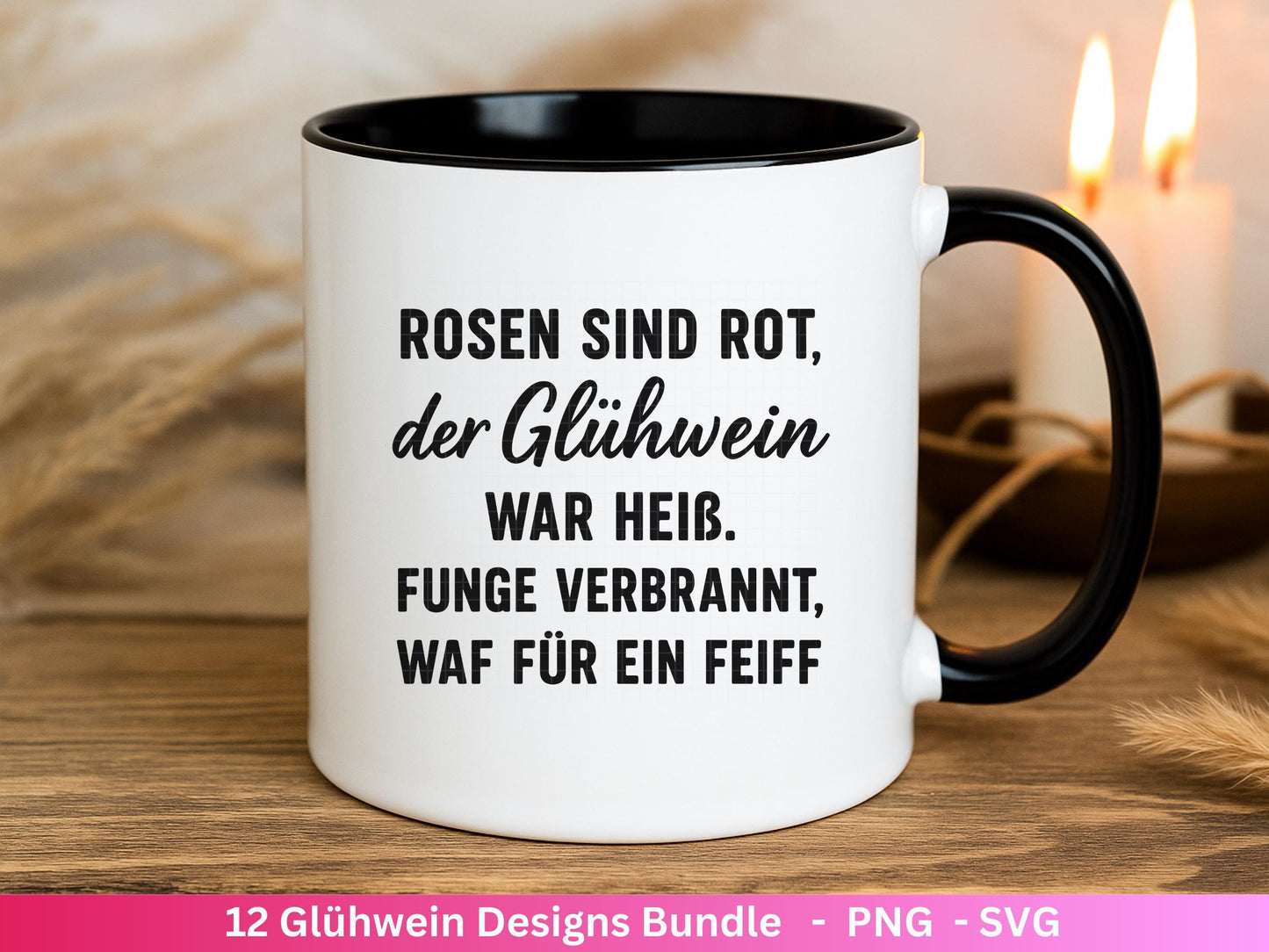 Plotterdatei Glühwein - Glühwein Svg Tassen Sprüche - Wein Svg - Plotterdatei Weihnachten - Laserdatei Glühwein - Cricut Weihnachtsmarkt svg