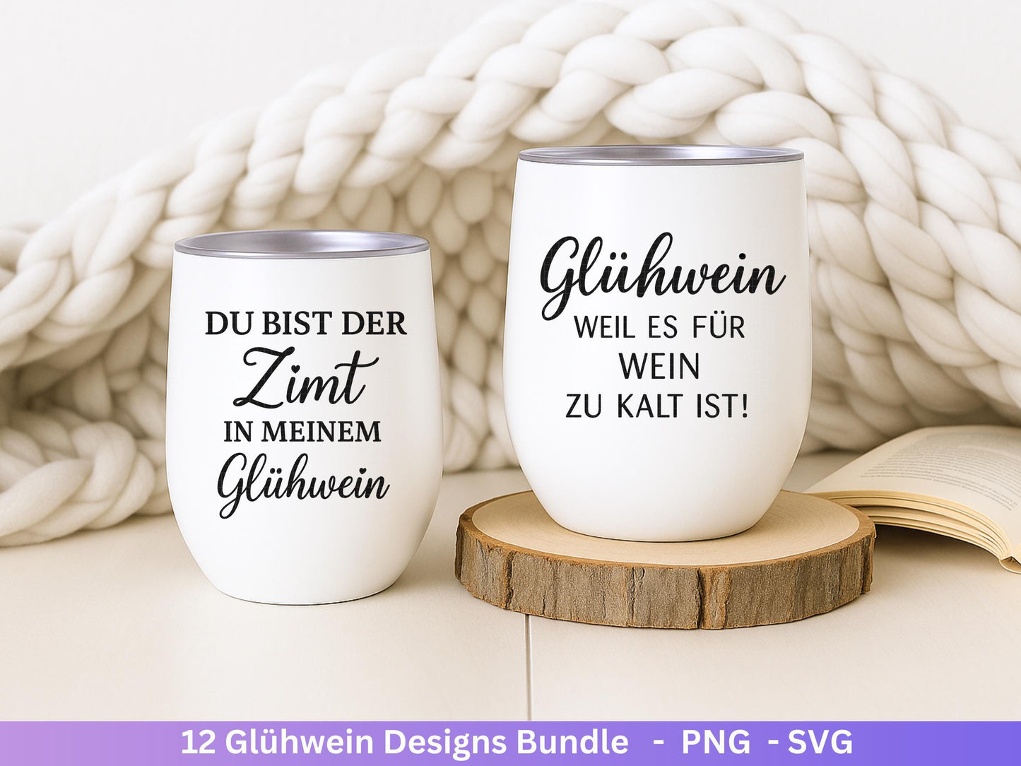 Plotterdatei Glühwein - Glühwein Svg Tassen Sprüche - Wein Svg - Plotterdatei Weihnachten - Laserdatei Glühwein - Cricut Weihnachten Svg Png