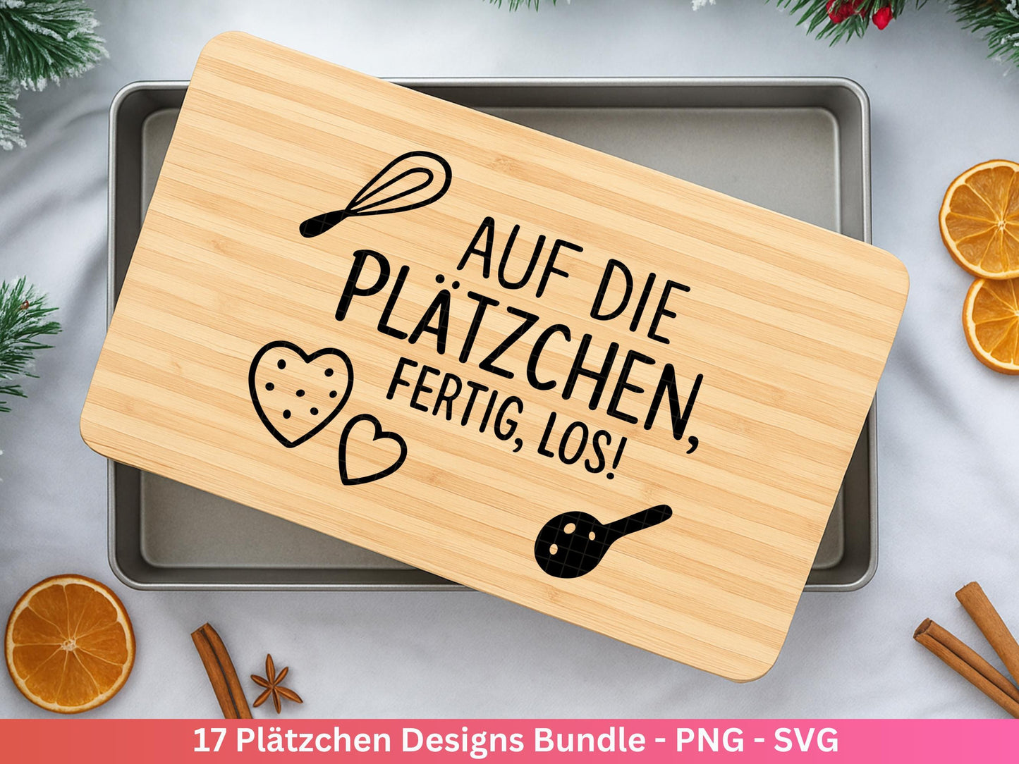 Plotterdatei backen Weihnachten - backen svg - Deutsche Sprüche backen - Cricut svg - Keksdose Weihnachten Svg - Laserdatei Holz Gravur Svg