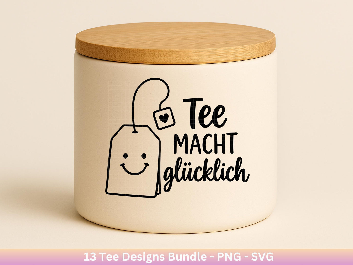 Plotterdatei Tee - Tee Svg Bundle - Teetasse Svg - Deutsche Sprüche Tee - Cricut - Lasercut - Teebeutel - Sprüche Svg - Geschenk Freundin