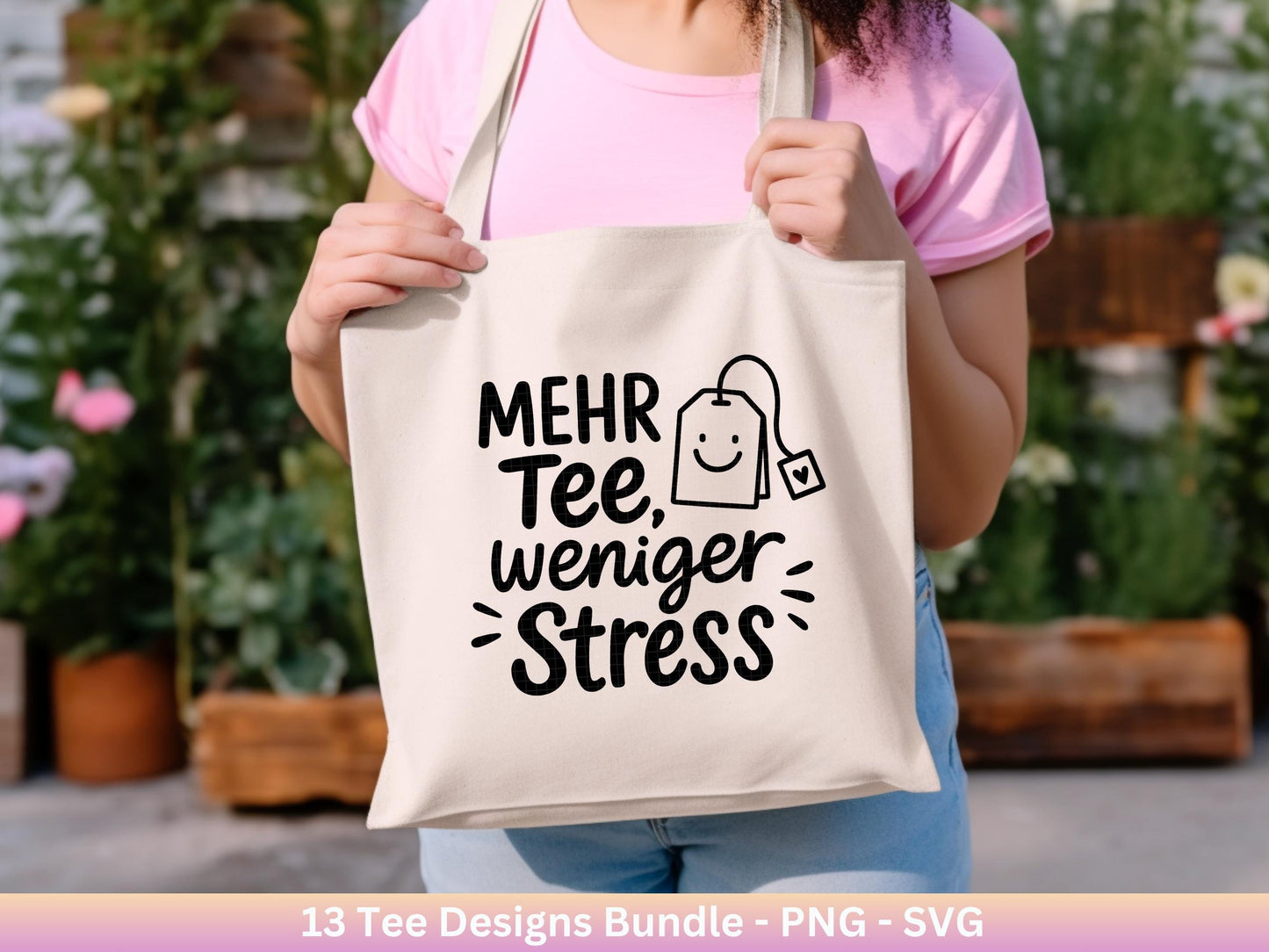 Plotterdatei Tee - Tee Svg Bundle - Teetasse Svg - Deutsche Sprüche Tee - Cricut - Lasercut - Teebeutel - Sprüche Svg - Geschenk Freundin