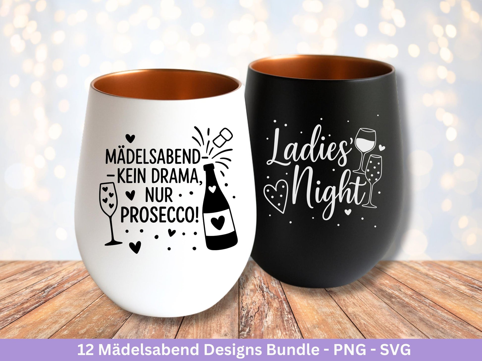 Plotterdatei Freundschaft - Party svg - Mädelsabend Svg - Sprüche Svg Girls Night - Geschenk Freundin - Sekt Svg - Untersetzer - Geburtstag