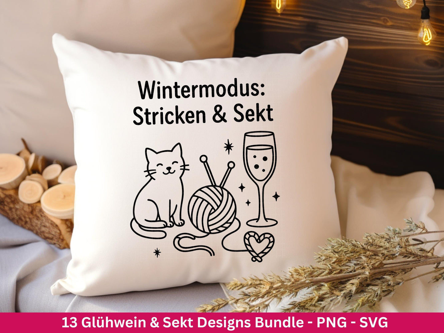 Plotterdatei Glühwein Sprüche – Sekt Svg - Weihnachten SVG – Glühwein Schriftzüge – Laserdatei Sprüche – Cricut Svg - Einhorn Svg - Geschenk