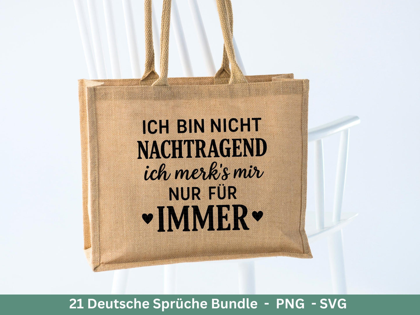 Deutsche Sprüche für Beutel Plotterdatei - Taschensprüche svg - Jutetasche plotten svg - Cricut Silhouette - Tassensprüche Svg - Geschenk
