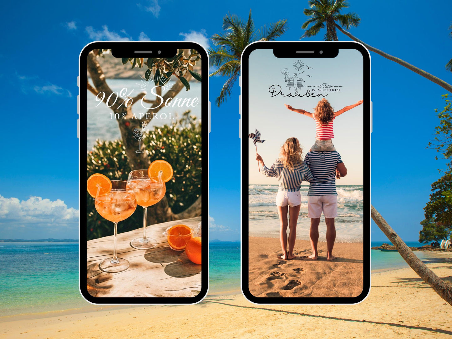 140 Instagram Story Sticker Sommer – Urlaubssticker für Insta Stories – Strand – Pool - Strand Sprüche – Sommer Content Creator Bundle Daily